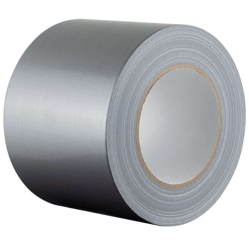 GTSE Wide Duct Tape, Silver, 4 Inches x 55 Yards (164 ft), Heavy Duty, Waterproof Repair Tape for Indoor or Outdoor Use, 1 Roll - Image 1